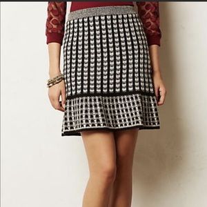 Anthropologie (Sparrow) Serissa wool sweater skirt